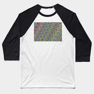 tippy wavy petal pattern Baseball T-Shirt